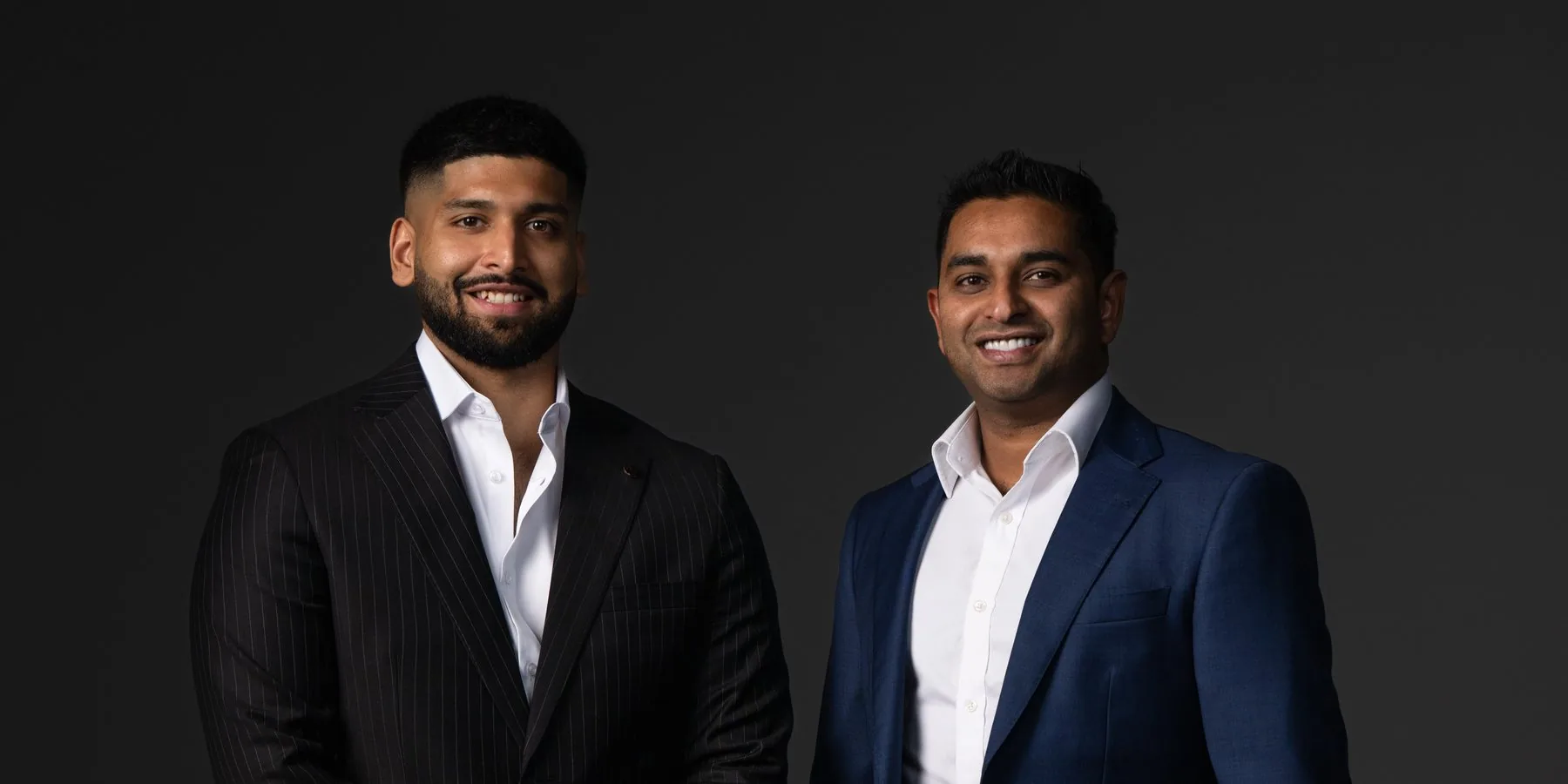 Jose Poly and Joe Anto, directors of Influx Financial, photographed together